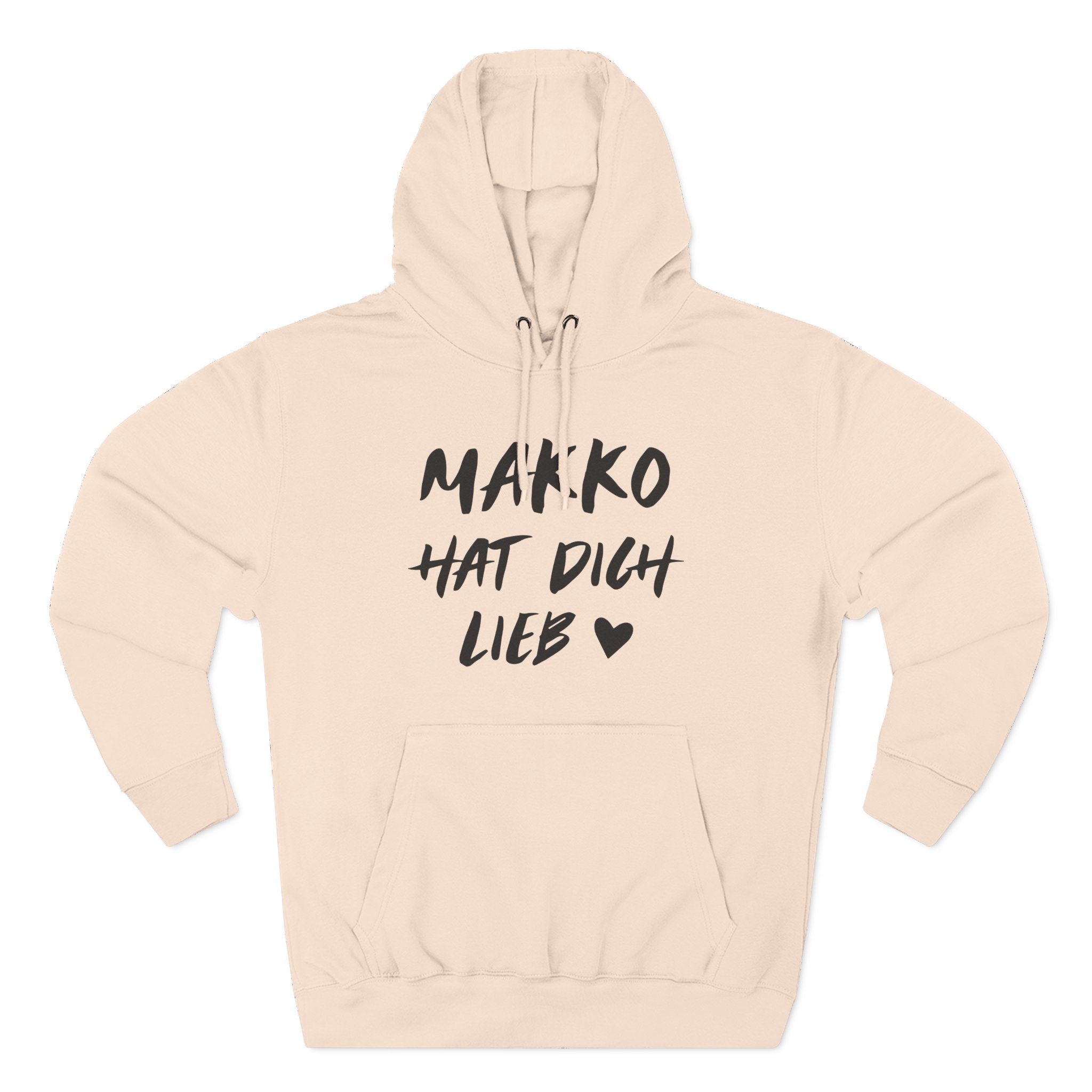 Makko Three-Panel Fleece Hoodie