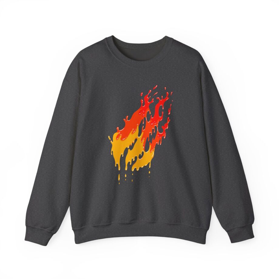 Preston Fire Drip Unisex Heavy Blend™ Crewneck Sweatshirt