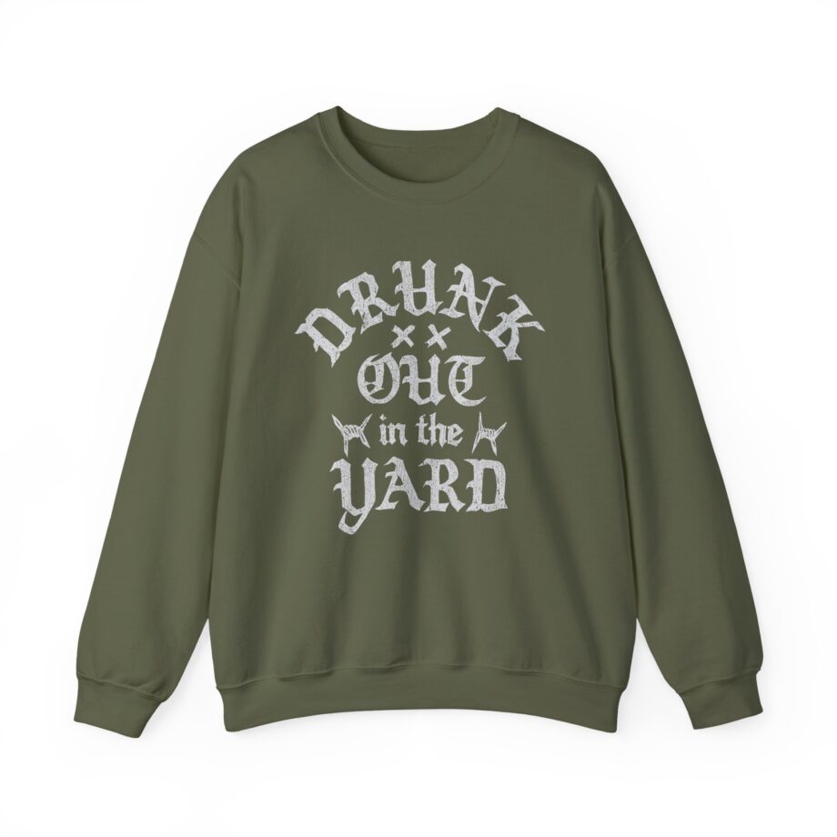 Hardy Drunk Out in the Yard Unisex Heavy Blend™ Crewneck Sweatshirt