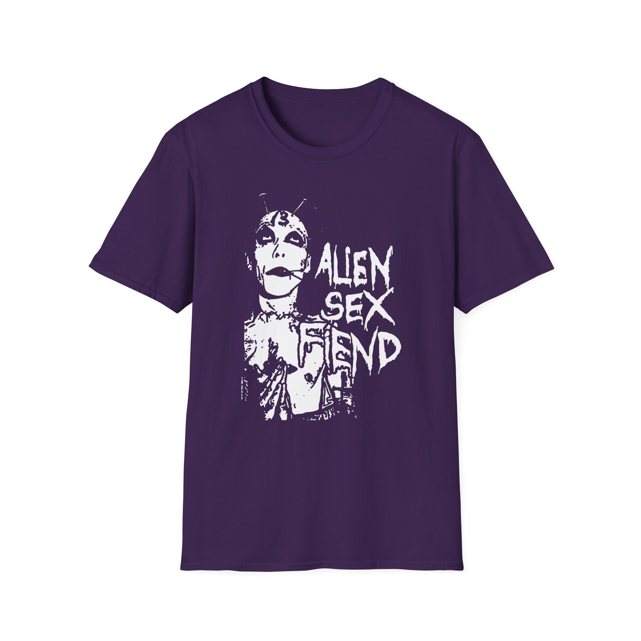 Alien Sex Fiend 13 Head Unisex Softstyle T-Shirt