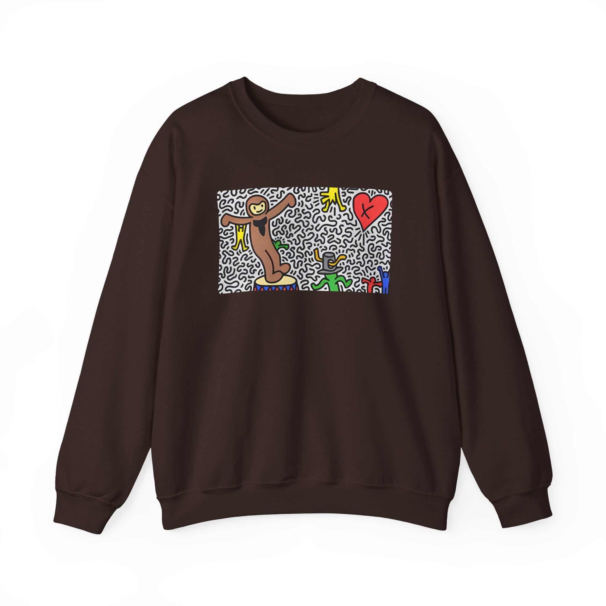 Spoonkid Monke Unisex Heavy Blendâ„¢ Crewneck Sweatshirt