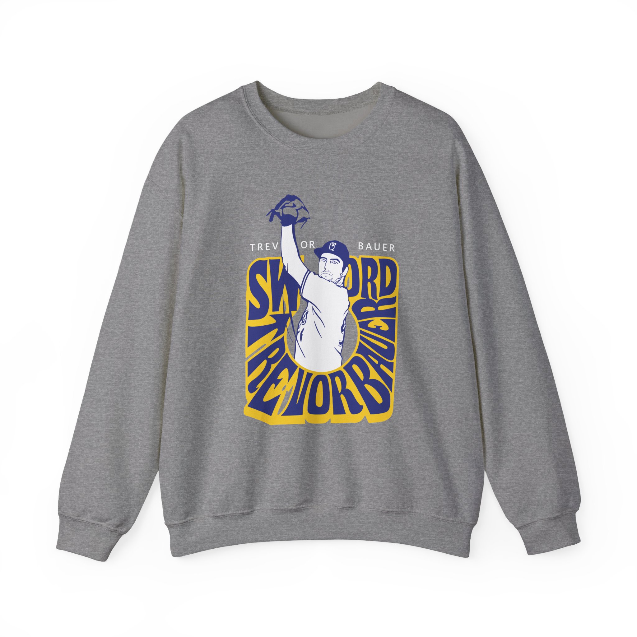 Trevor Bauer Unisex Heavy Blendâ„¢ Crewneck Sweatshirt