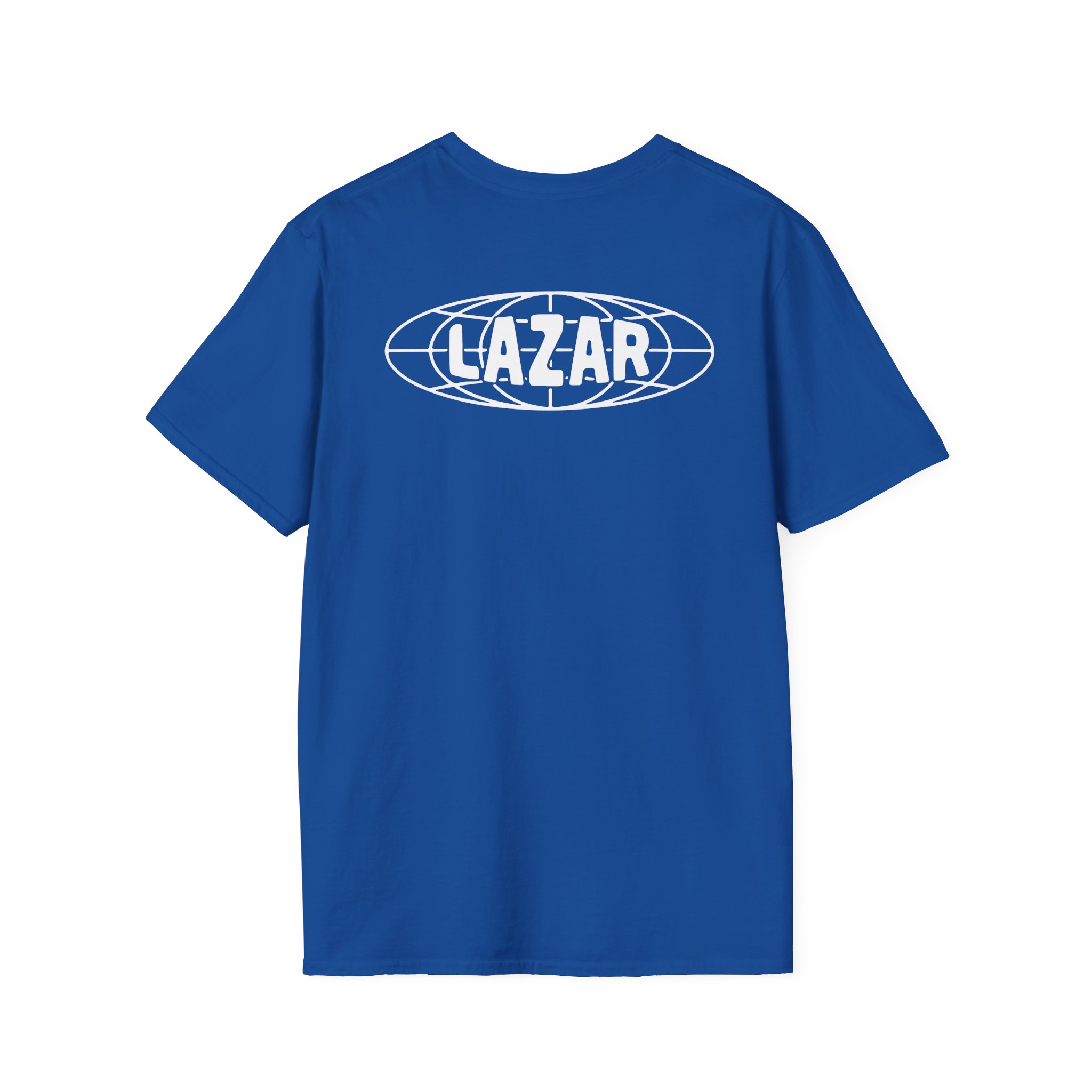 Lazarbeam Globe Indigo Unisex Softstyle T-Shirt