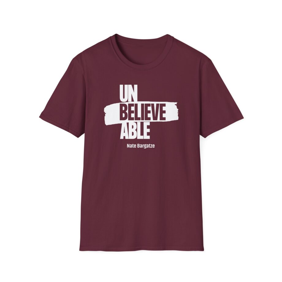 Nate Bargatze - Unbelievable Unisex Softstyle T-Shirt