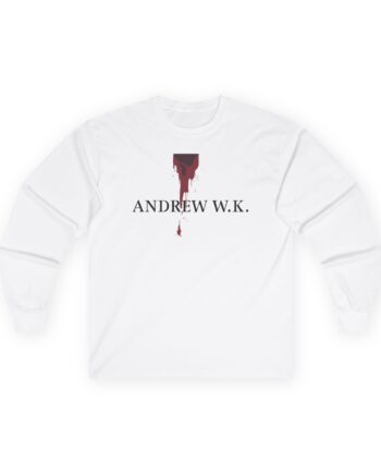 Andrew Wk I Get Wet Unisex Ultra Cotton Long Sleeve Tee