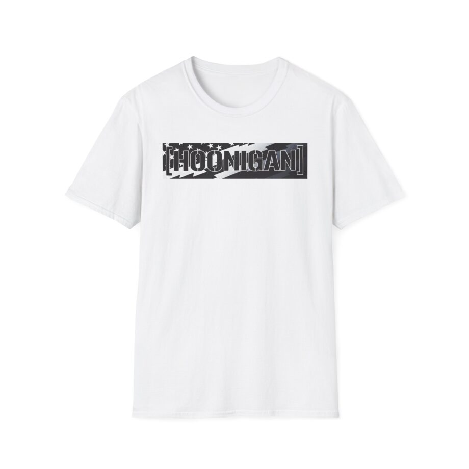 Ken Block Hoonigan Stars & Stripes Censor Bar Unisex Softstyle T-Shirt