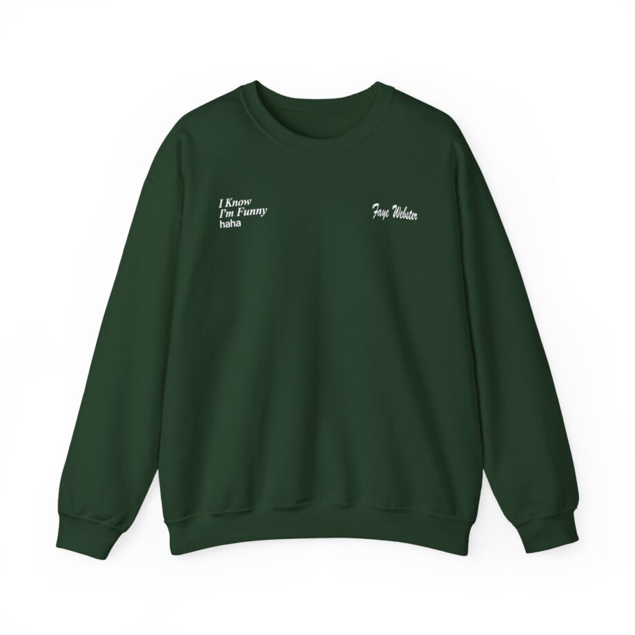 Faye Webster I Know I'm Funny Haha Unisex Heavy Blend™ Crewneck Sweatshirt