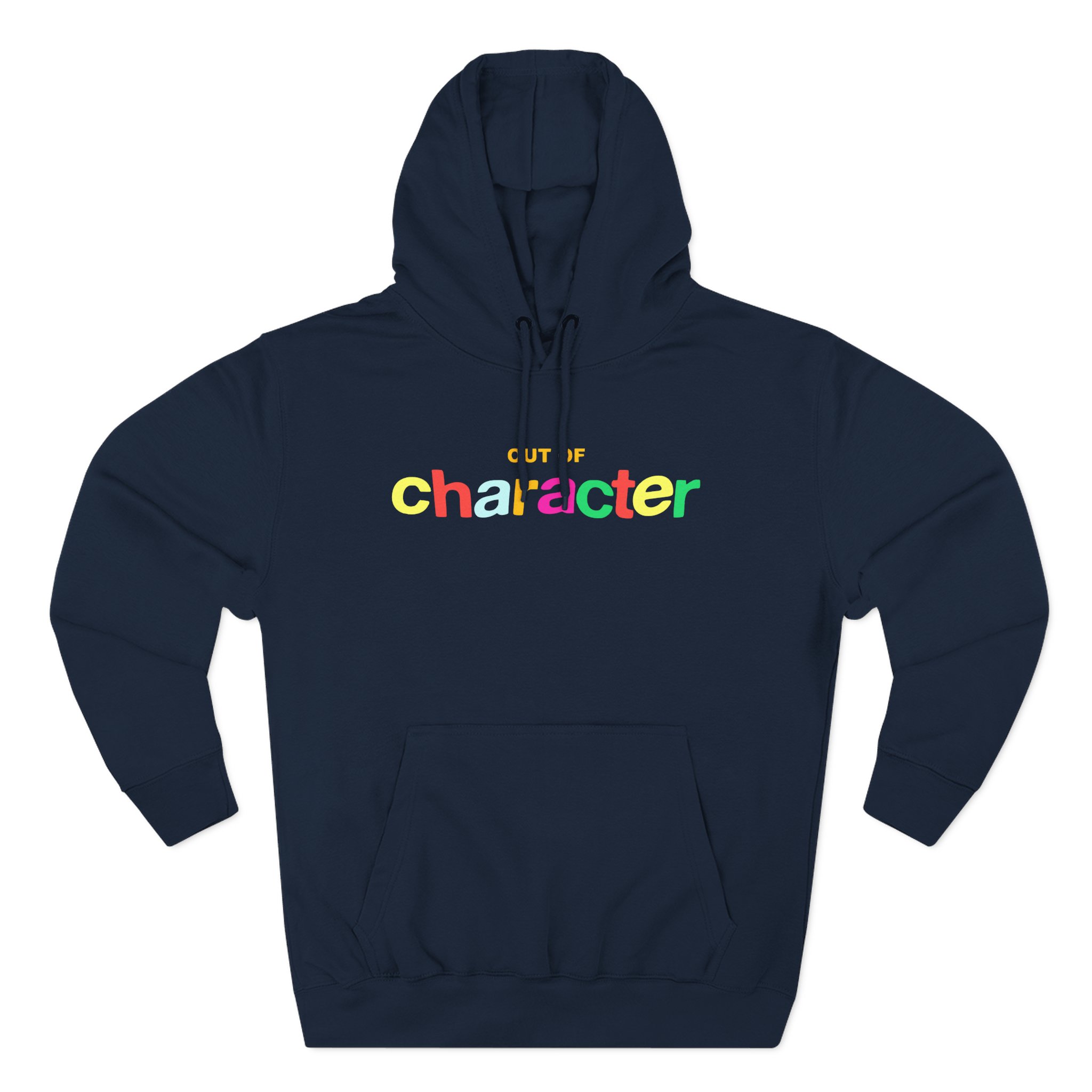 Out of Character Three-Panel Fleece Hoodie