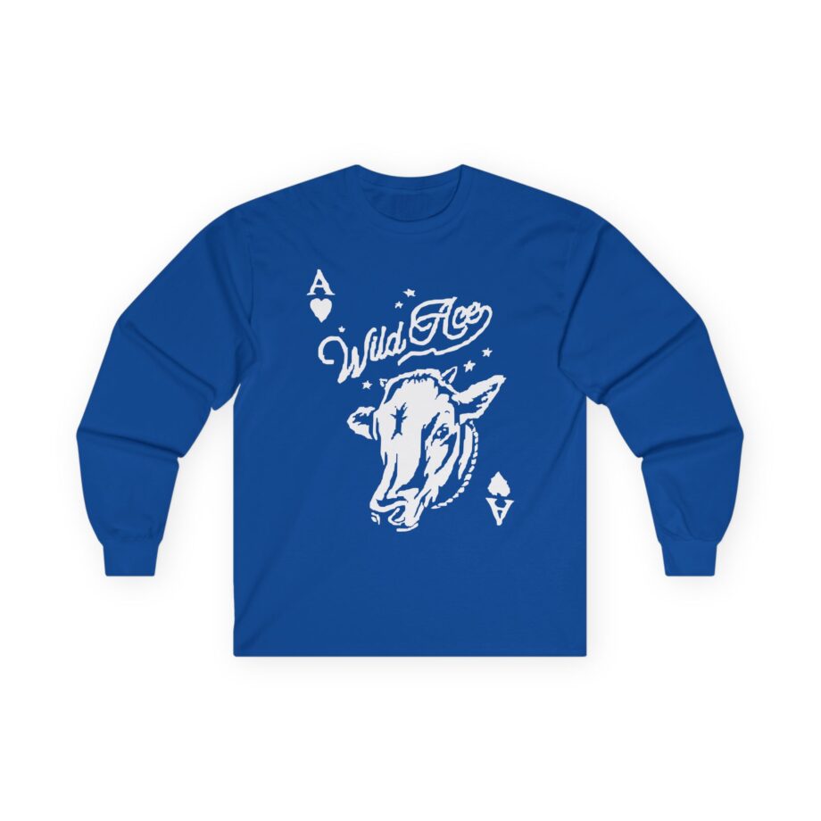 Kallmekris Wild Ace Knit Unisex Ultra Cotton Long Sleeve Tee