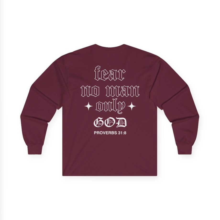 Ryan Garcia Fear No Man Only God Unisex Ultra Cotton Long Sleeve Tee