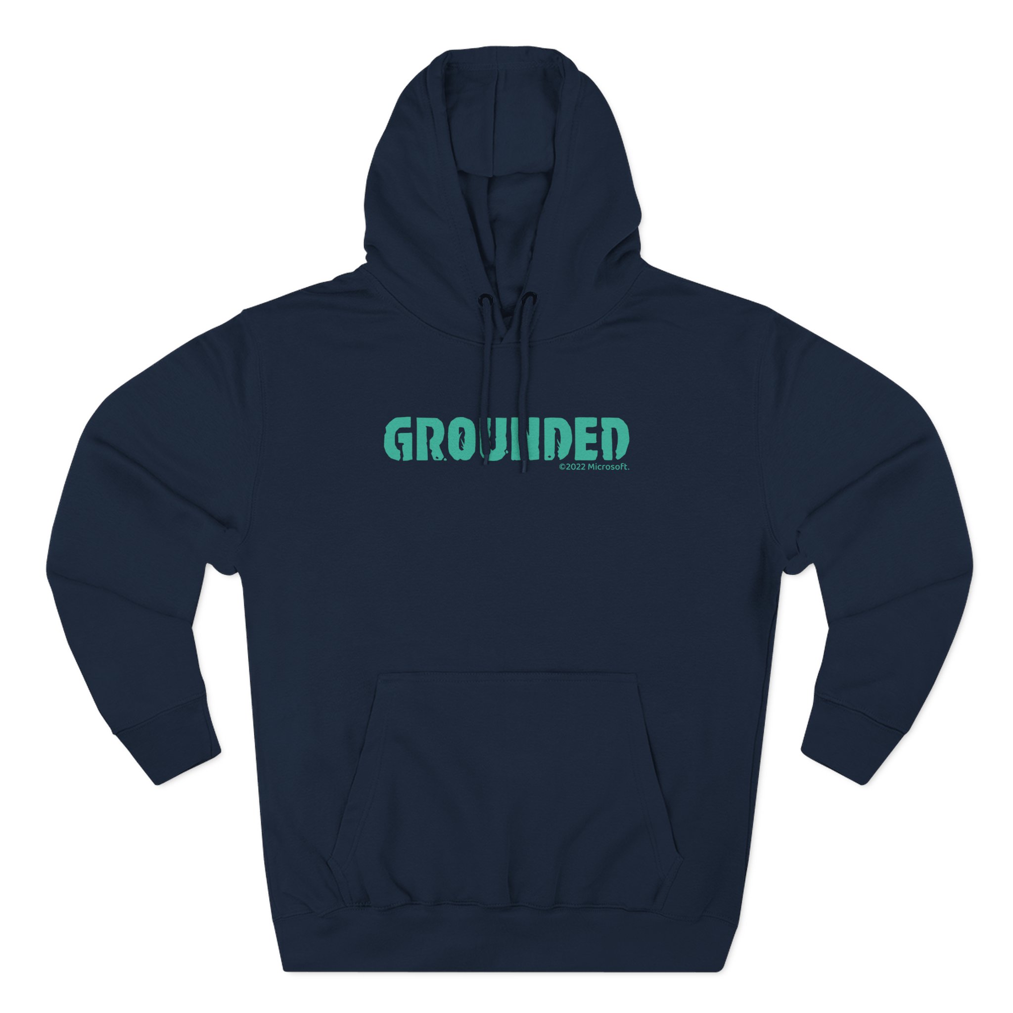Grounded Logo Three-Panel Fleece Hoodie