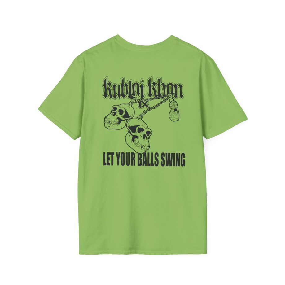 Kublai Khan - Let the Balls Swing Natural Unisex Softstyle T-Shirt