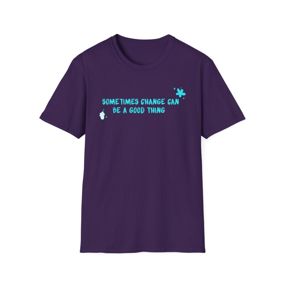 Heartstopper Sometimes Change Can Be a Good Thing Unisex Softstyle T-Shirt