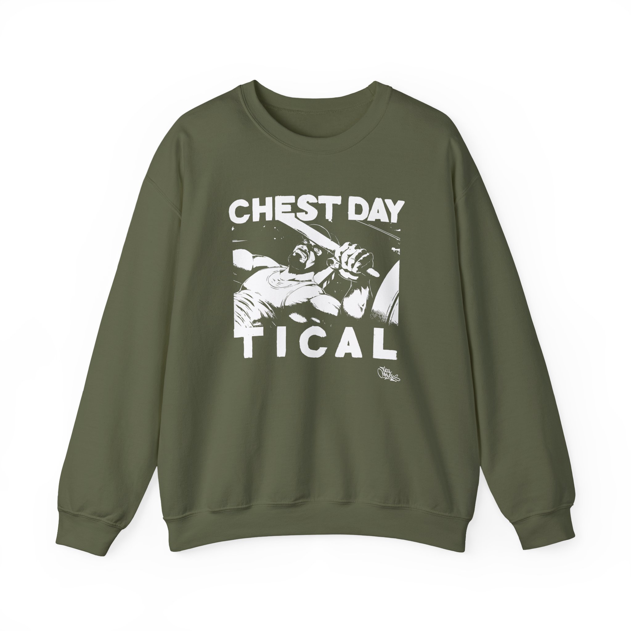 Method Man Chest Day Unisex Heavy Blendâ„¢ Crewneck Sweatshirt