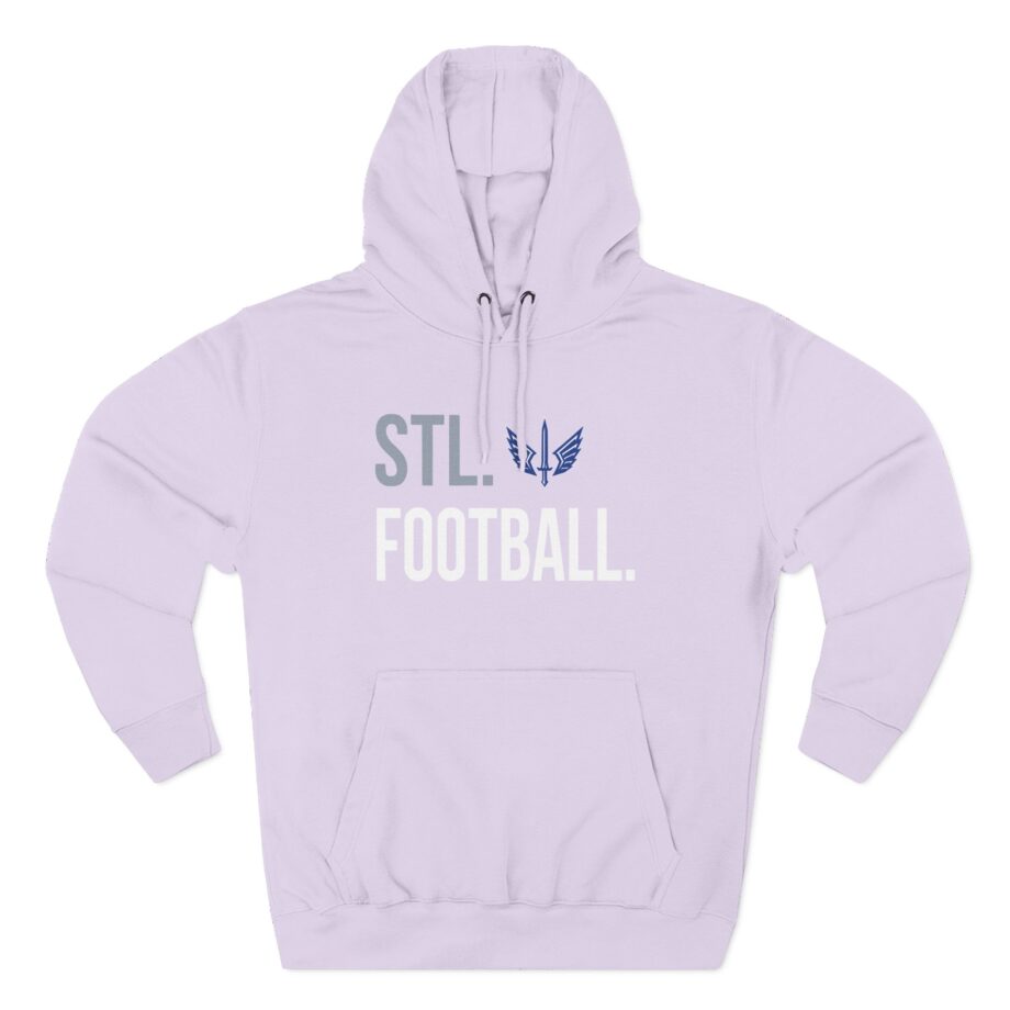 St. Louis Battlehawks 108 Stitches Football Spiral Three-Panel Fleece Hoodie
