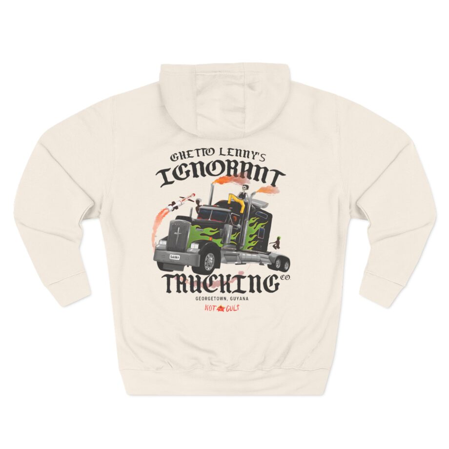 Saint Jhn Ghetto Lenny's Trucking Co. Three-Panel Fleece Hoodie