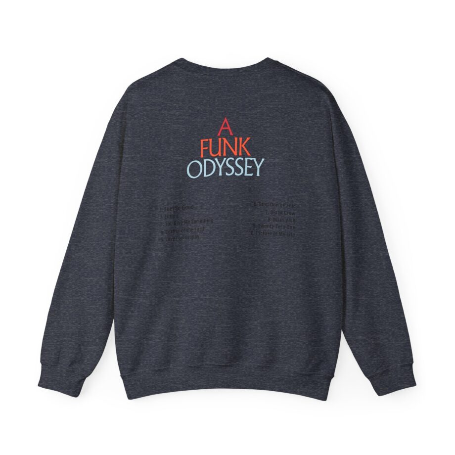 J Funk Odyssey Tracklist Unisex Heavy Blend™ Crewneck Sweatshirt