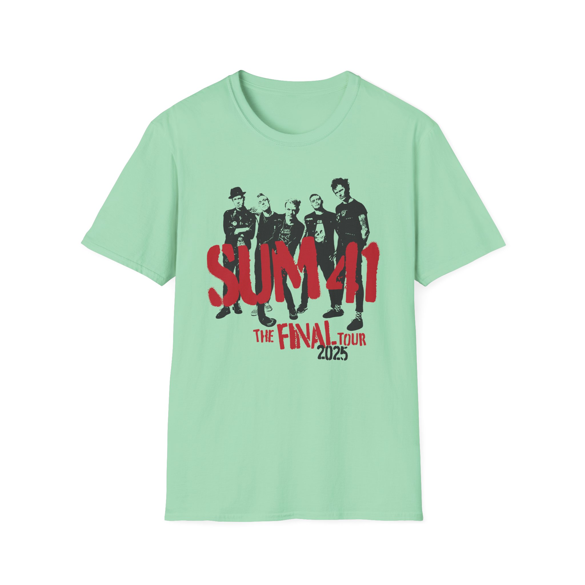 Sum 41 the Final Tour Unisex Softstyle T-Shirt