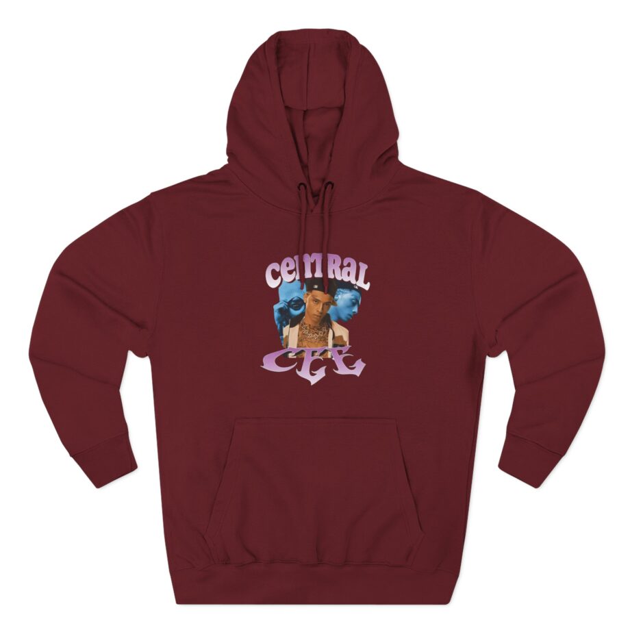 Central Cee Rap Three-Panel Fleece Hoodie