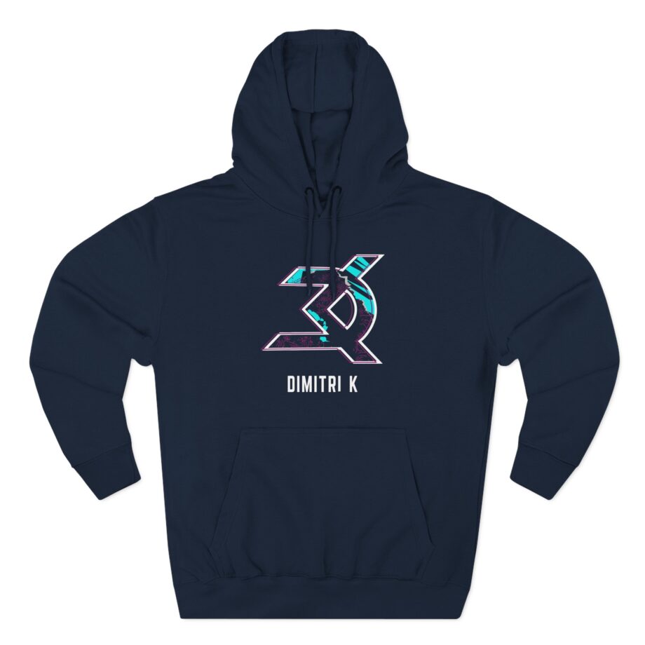 Dimitri K Three-Panel Fleece Hoodie