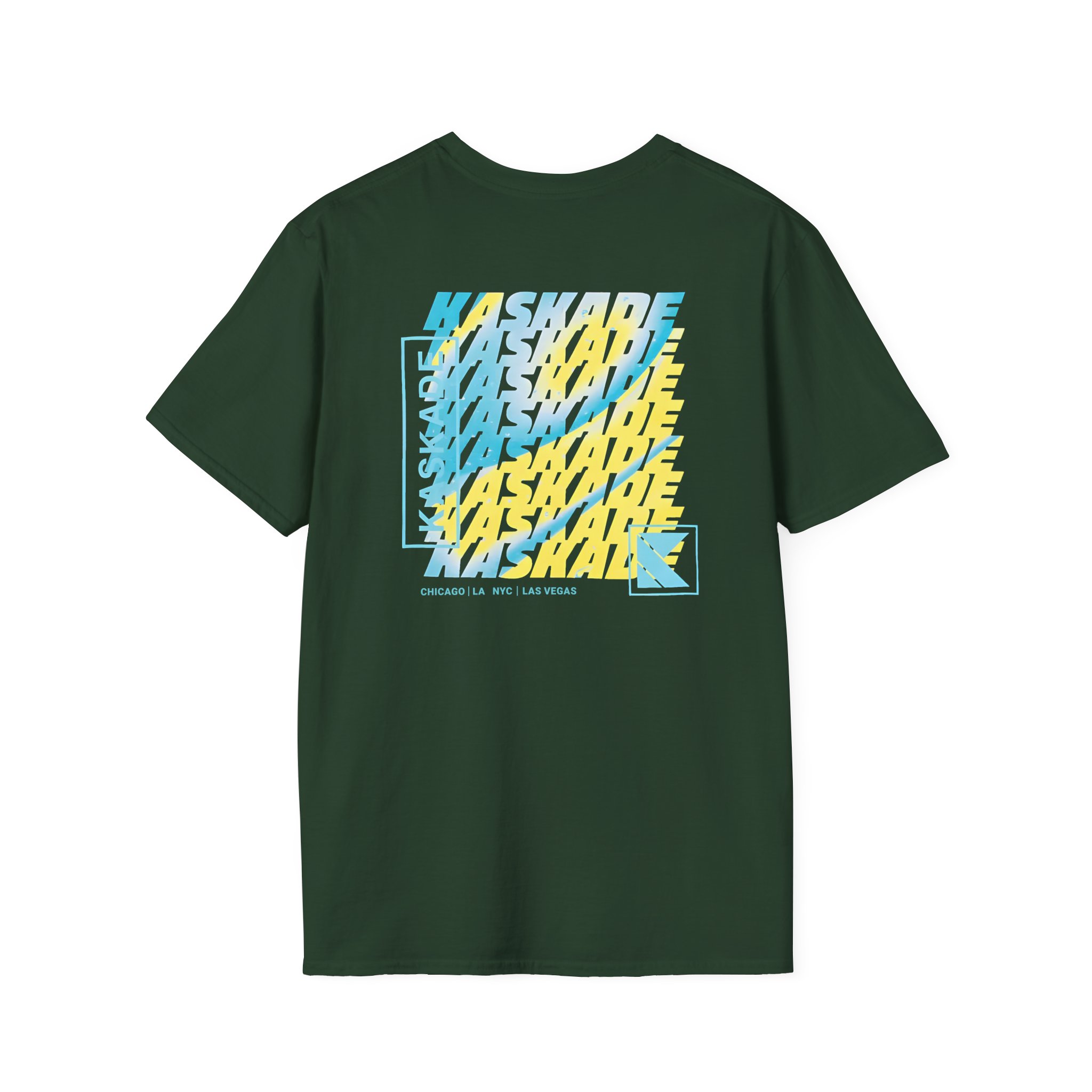 Kaskade Sky Blue Cities Unisex Softstyle T-Shirt