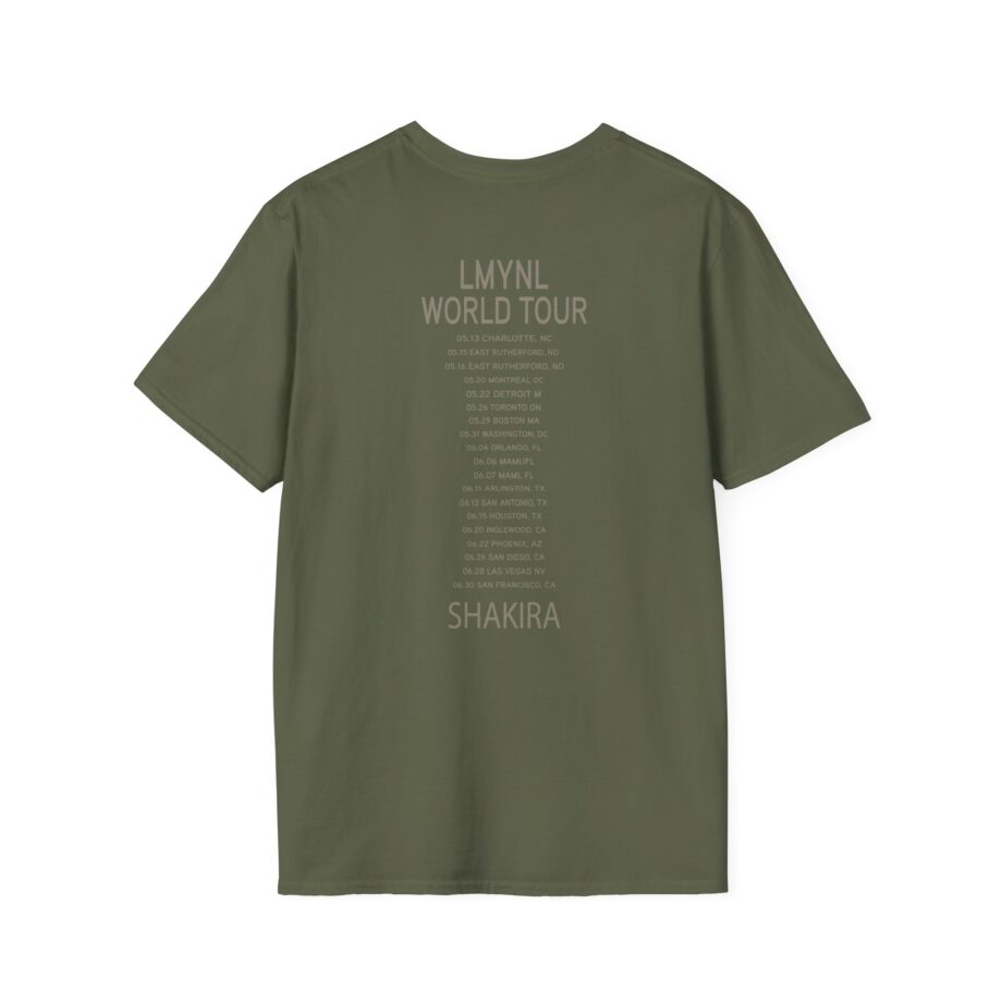 Shakira Dollar Bill Unisex Softstyle T-Shirt