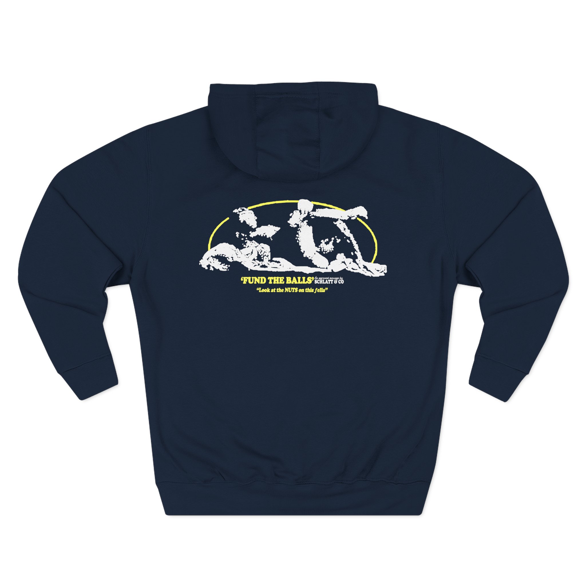 Jschlatt Thunder Balls Fun The Balls Three-Panel Fleece Hoodie