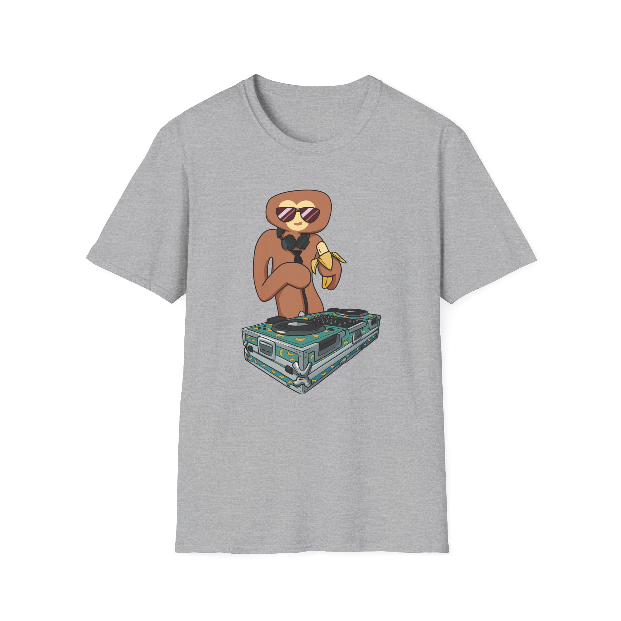 Spoonkid Dj Monke Unisex Softstyle T-Shirt