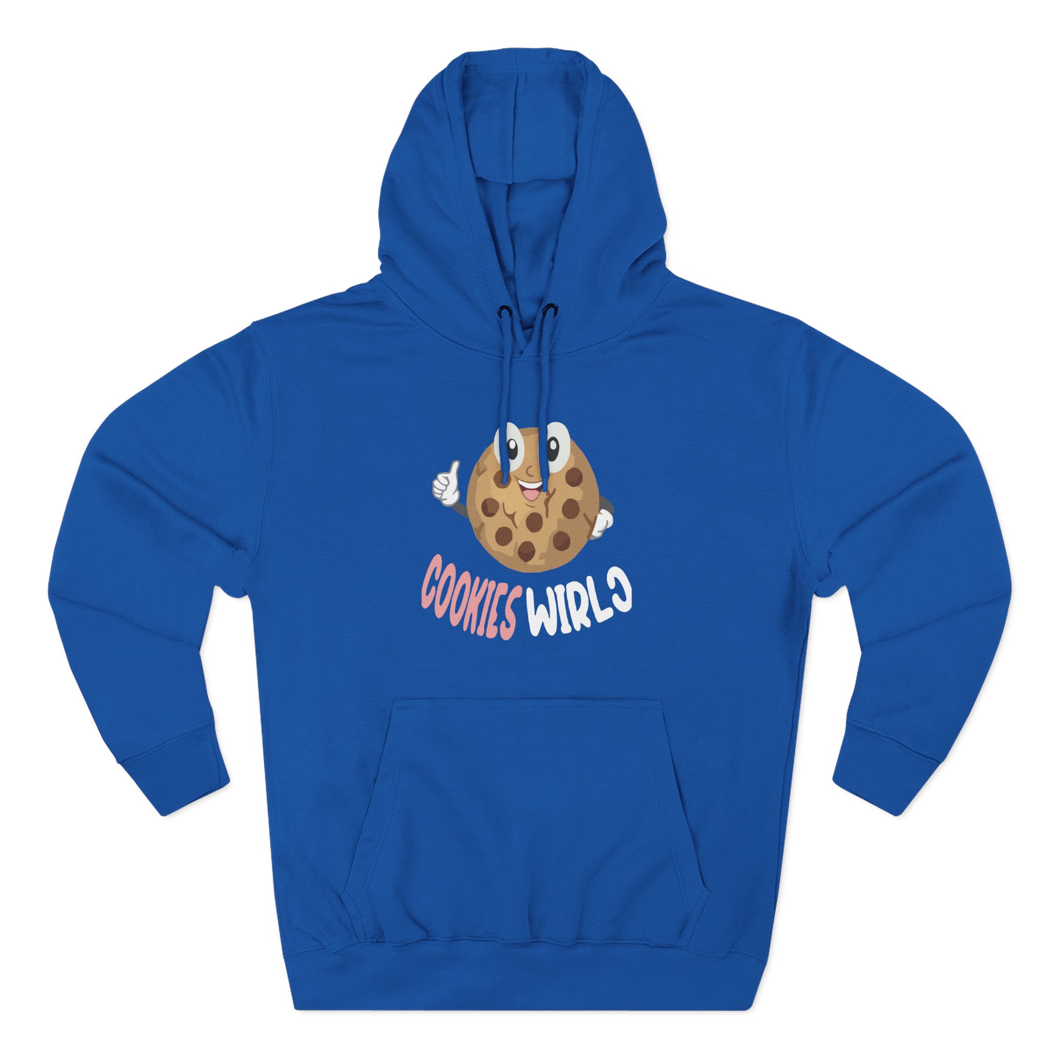 Cookieswirlc Three-Panel Fleece Hoodie
