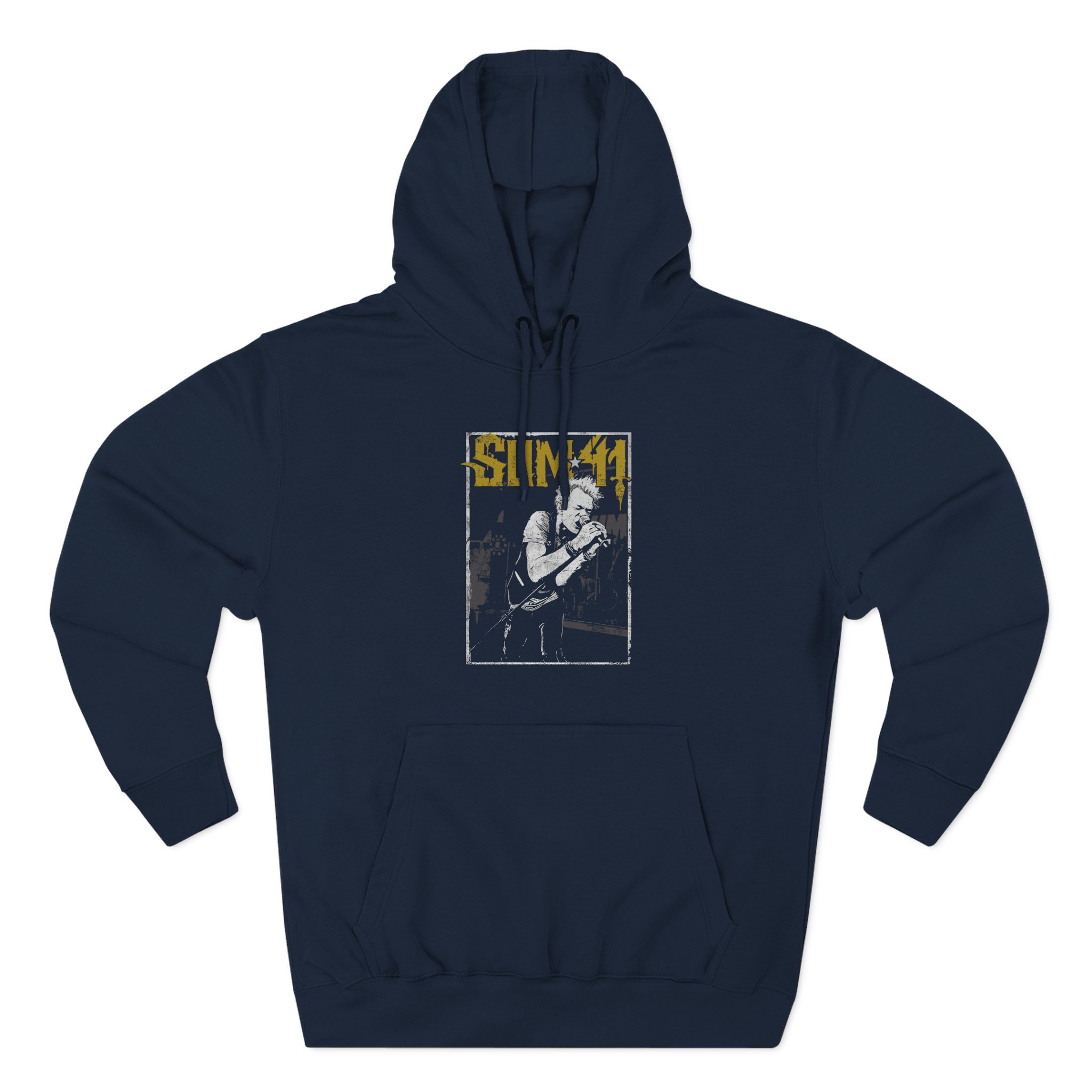 Sum 41 Illustrated Live Shot Three-Panel Fleece Hoodie