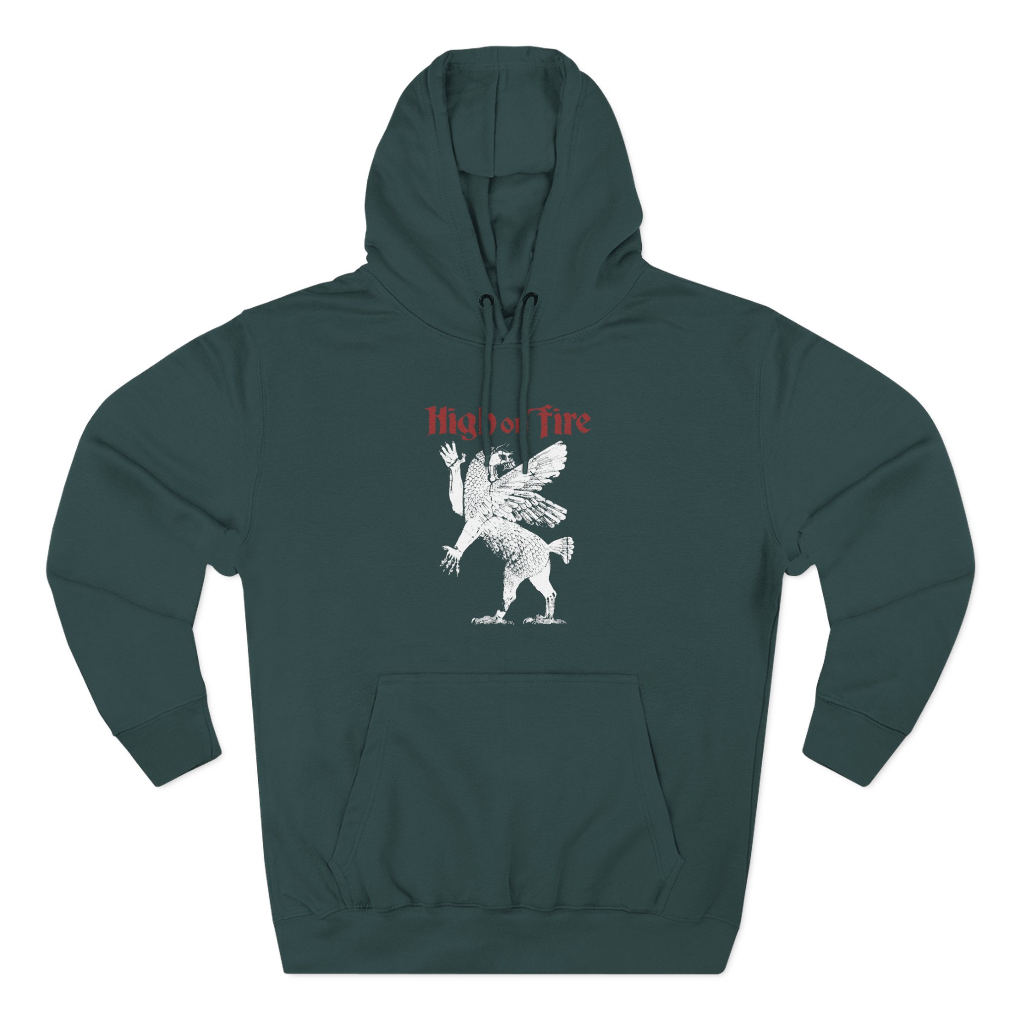 High on Fire Gryphon Three-Panel Fleece Hoodie