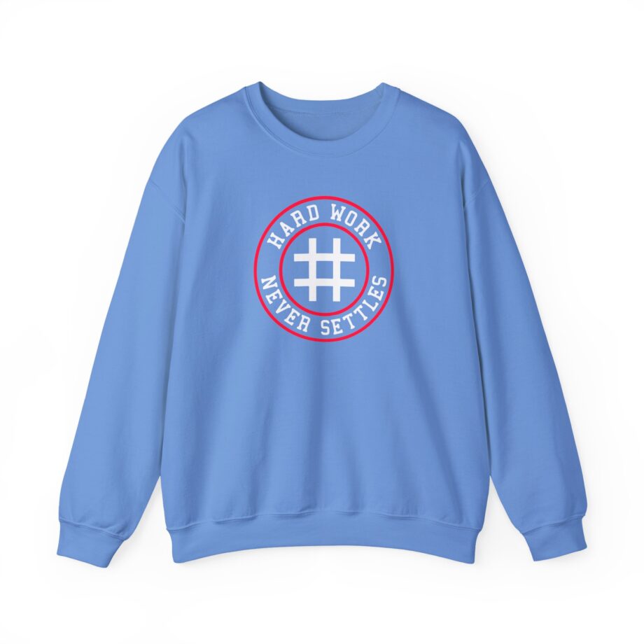 Trevor Bauer Hard Work Never Settles Unisex Heavy Blend™ Crewneck Sweatshirt
