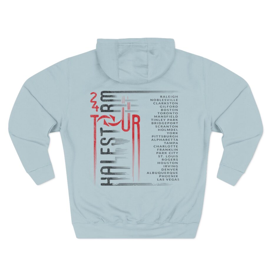 Halestorm X I Prevail Can U See Me in the Dark Three-Panel Fleece Hoodie