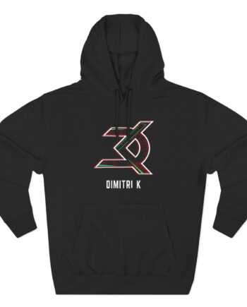 Dimitri K Bomba Three-Panel Fleece Hoodie