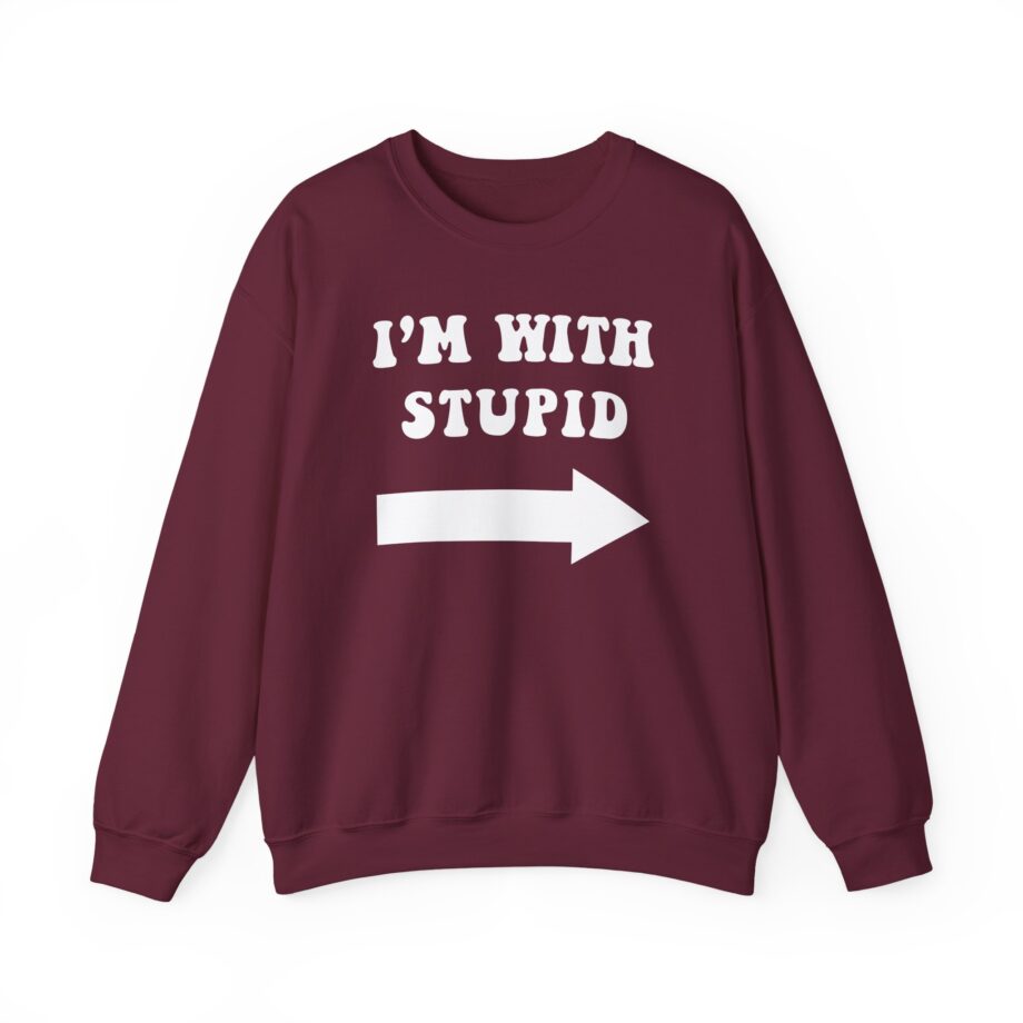 Jimmy Kimmel I'm With Stupid Unisex Heavy Blend™ Crewneck Sweatshirt