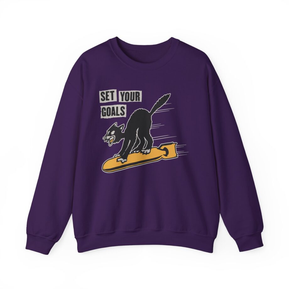 Set Your Goals Bomber Unisex Heavy Blend™ Crewneck Sweatshirt