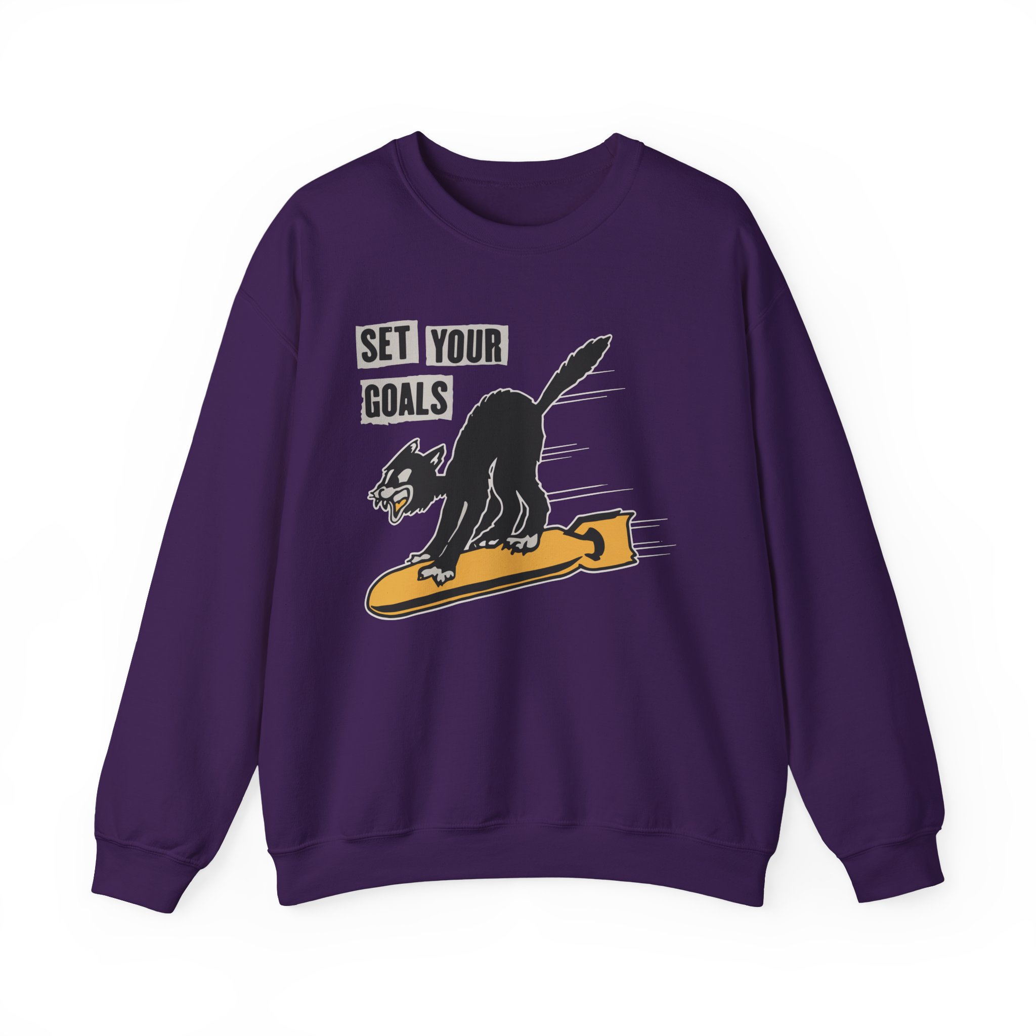 Set Your Goals Bomber Unisex Heavy Blendâ„¢ Crewneck Sweatshirt