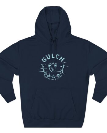 Gulch Violence From Gulch Three-Panel Fleece Hoodie