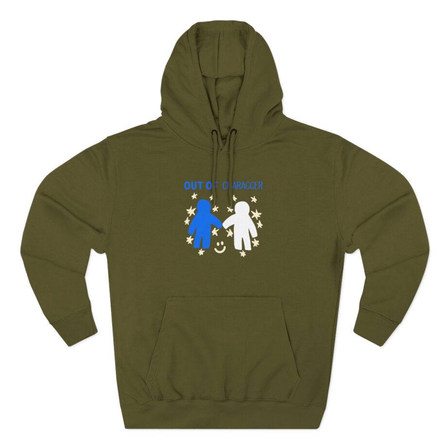 Out of Character Three-Panel Fleece Hoodie