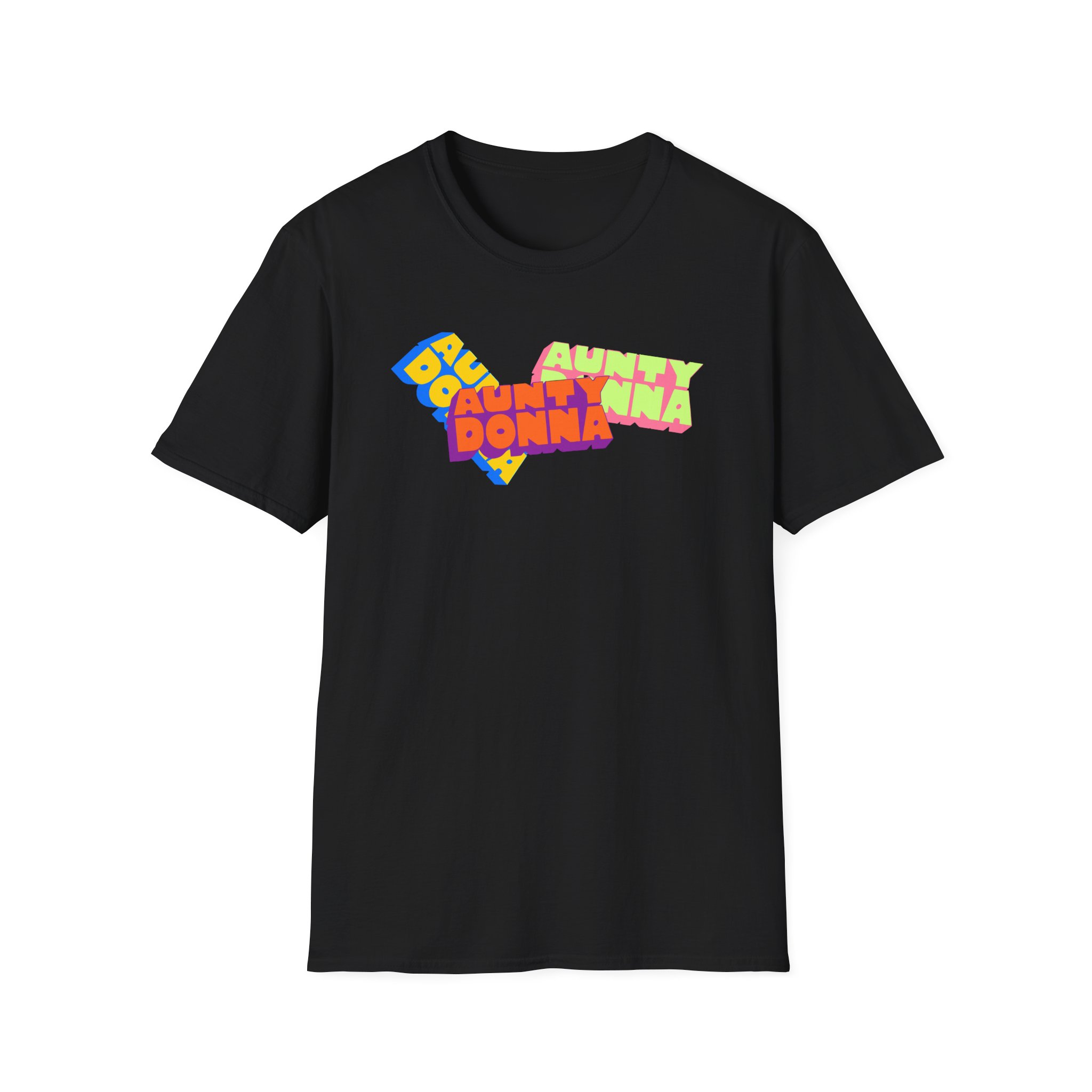 Aunty Donna Three Logo Unisex Softstyle T-Shirt