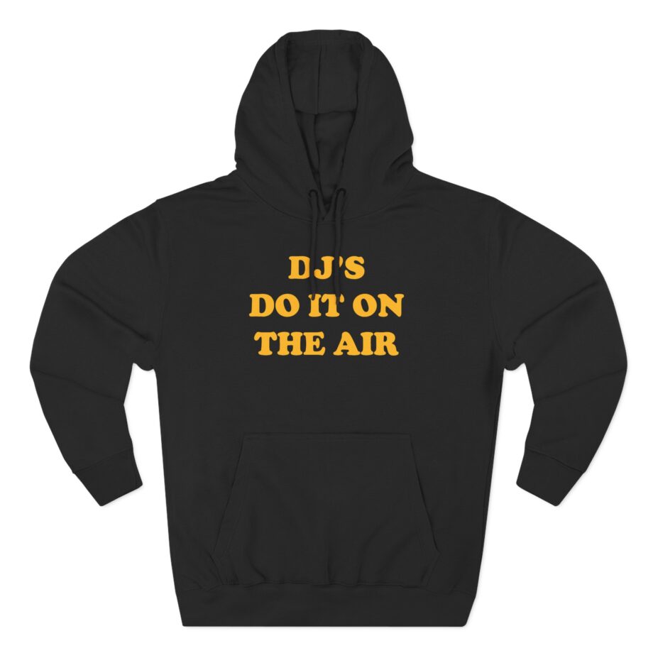 Haim Dj's Do It on the Air  Three-Panel Fleece Hoodie