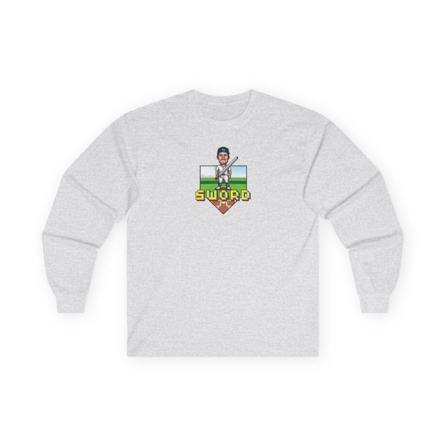 Trevor Bauer Sword Pixel Art Unisex Ultra Cotton Long Sleeve Tee