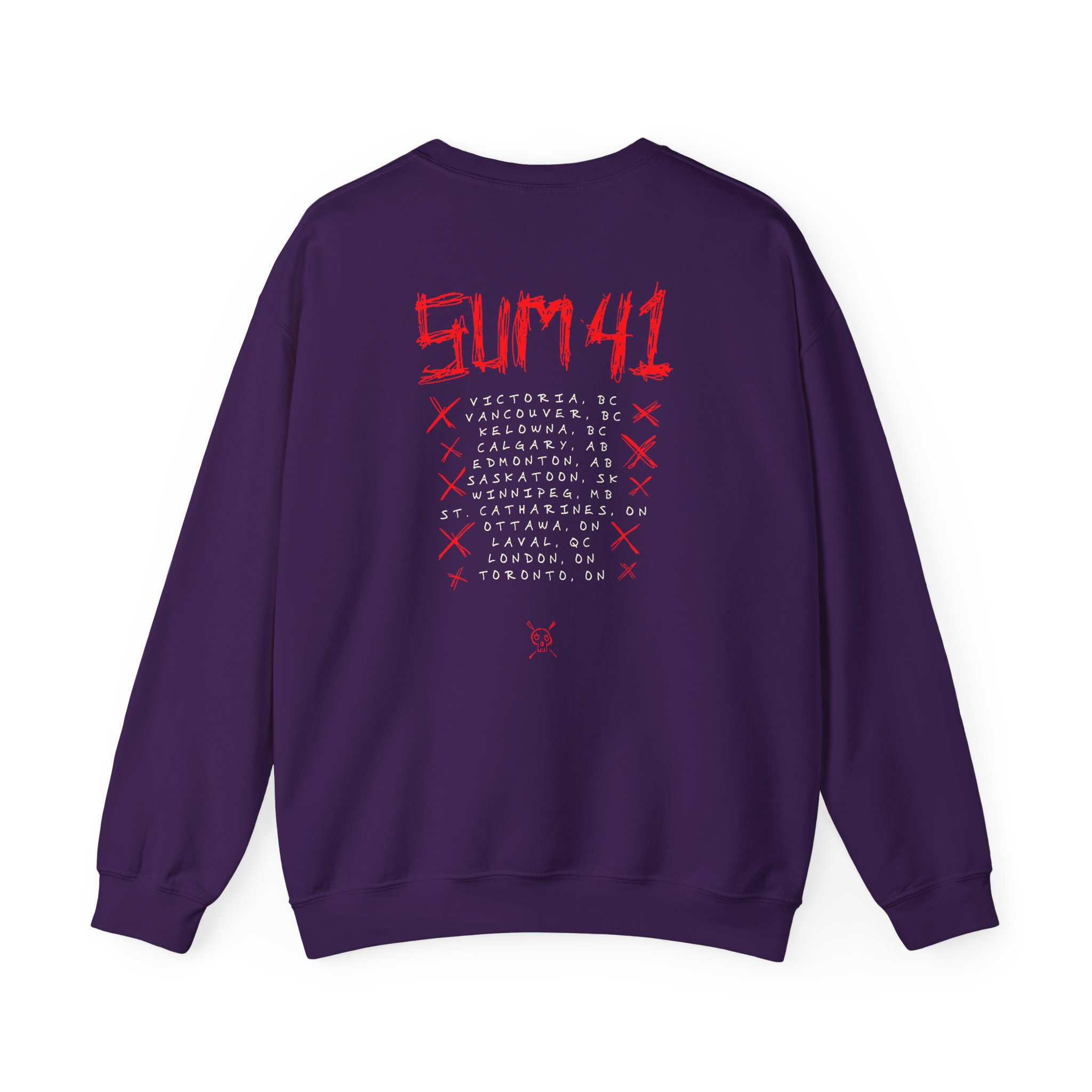 Sum 41 F**k Tour Unisex Heavy Blendâ„¢ Crewneck Sweatshirt