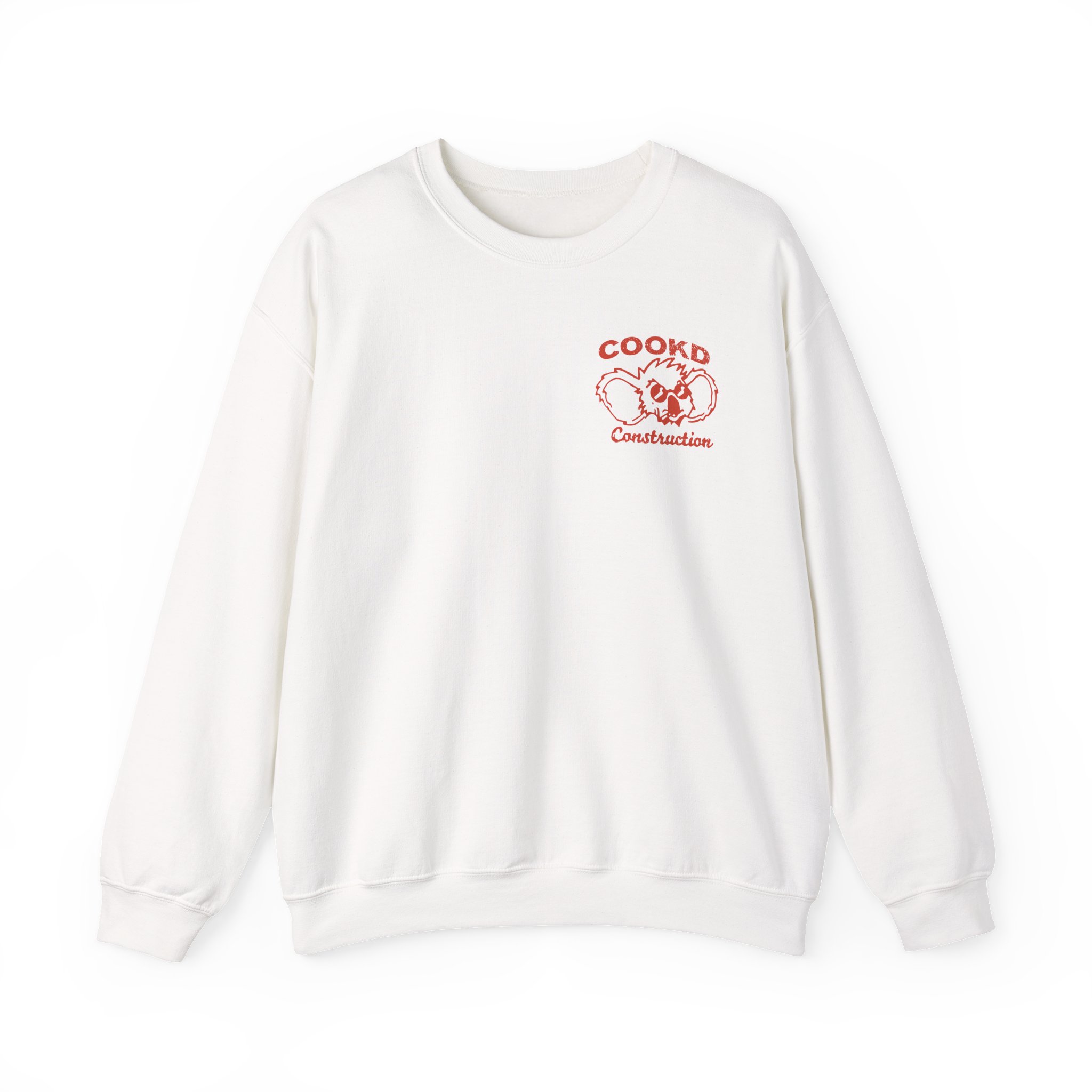 Cookd Construction Koala Unisex Heavy Blendâ„¢ Crewneck Sweatshirt