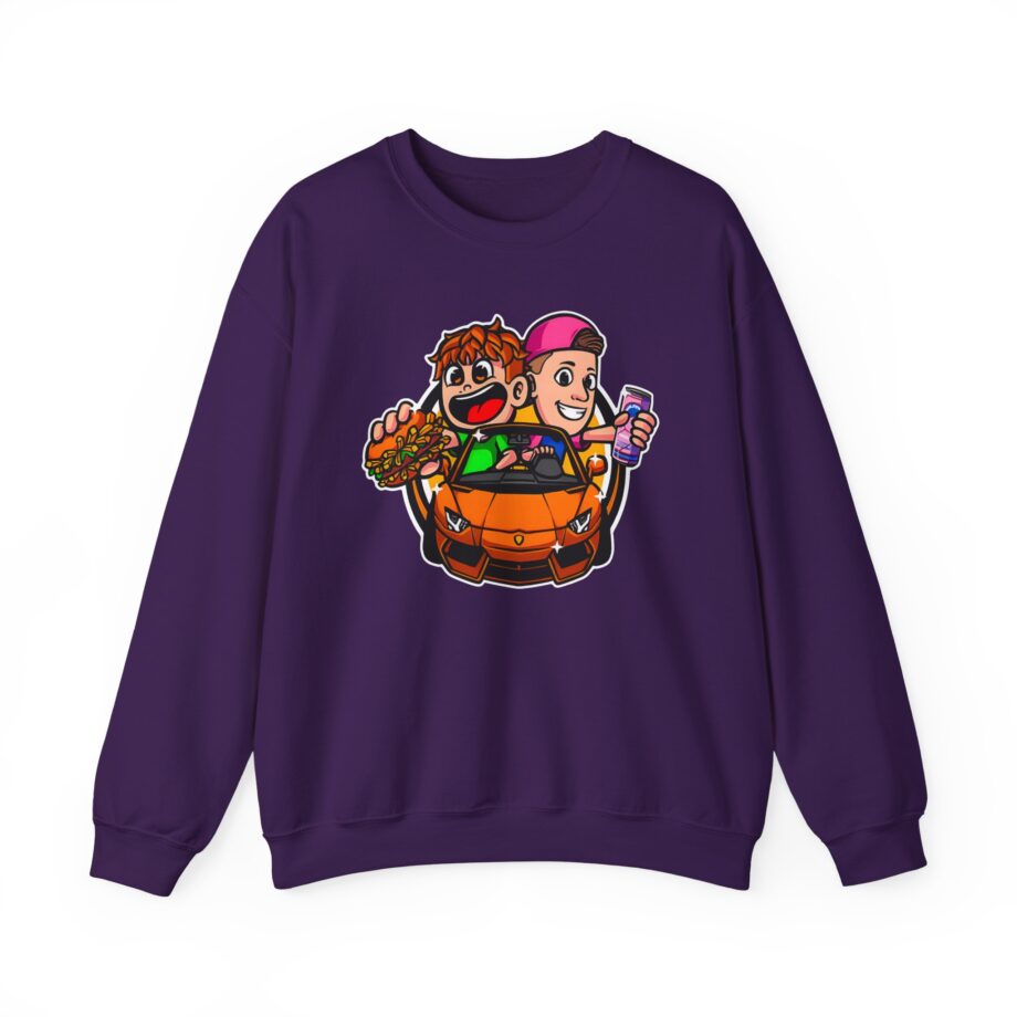 Burger Pommes Unisex Heavy Blend™ Crewneck Sweatshirt