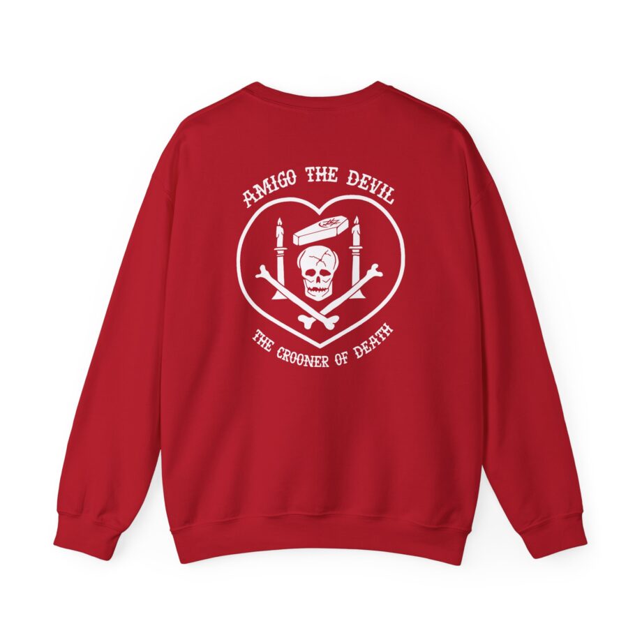 Amigo the Devil Born Against Unisex Heavy Blend™ Crewneck Sweatshirt