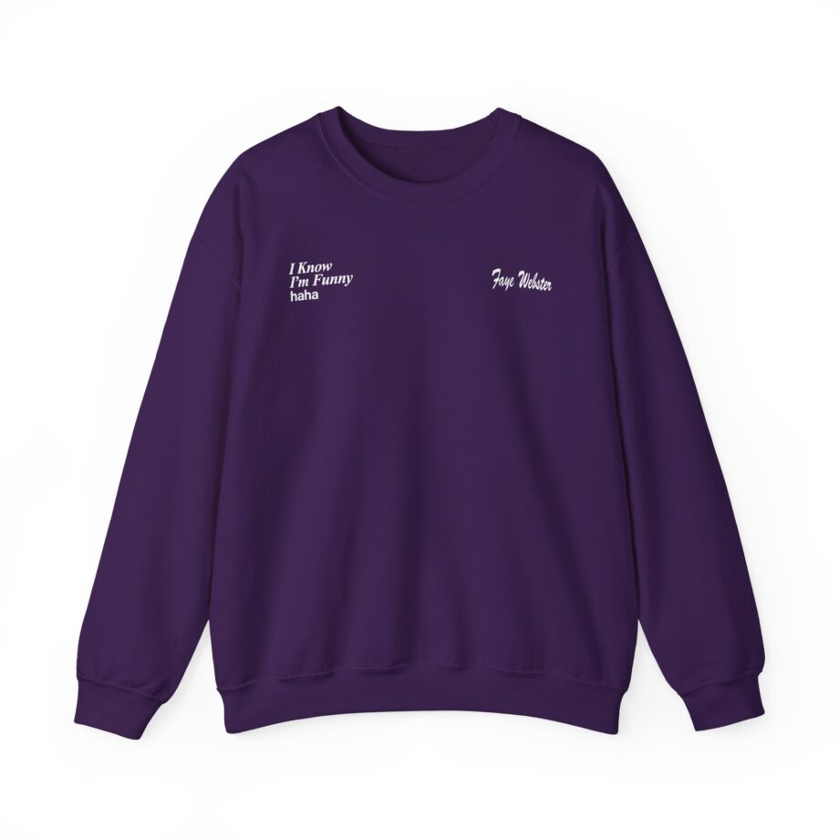 Faye Webster I Know I'm Funny Haha Unisex Heavy Blend™ Crewneck Sweatshirt