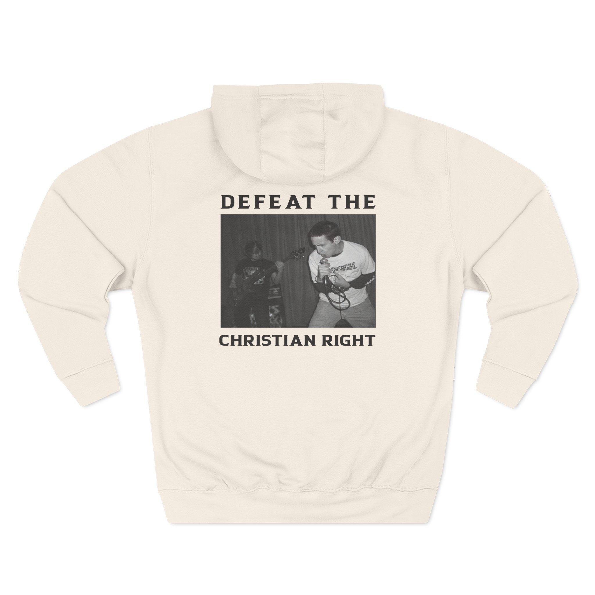 Weekend Nachos Christian Three-Panel Fleece Hoodie