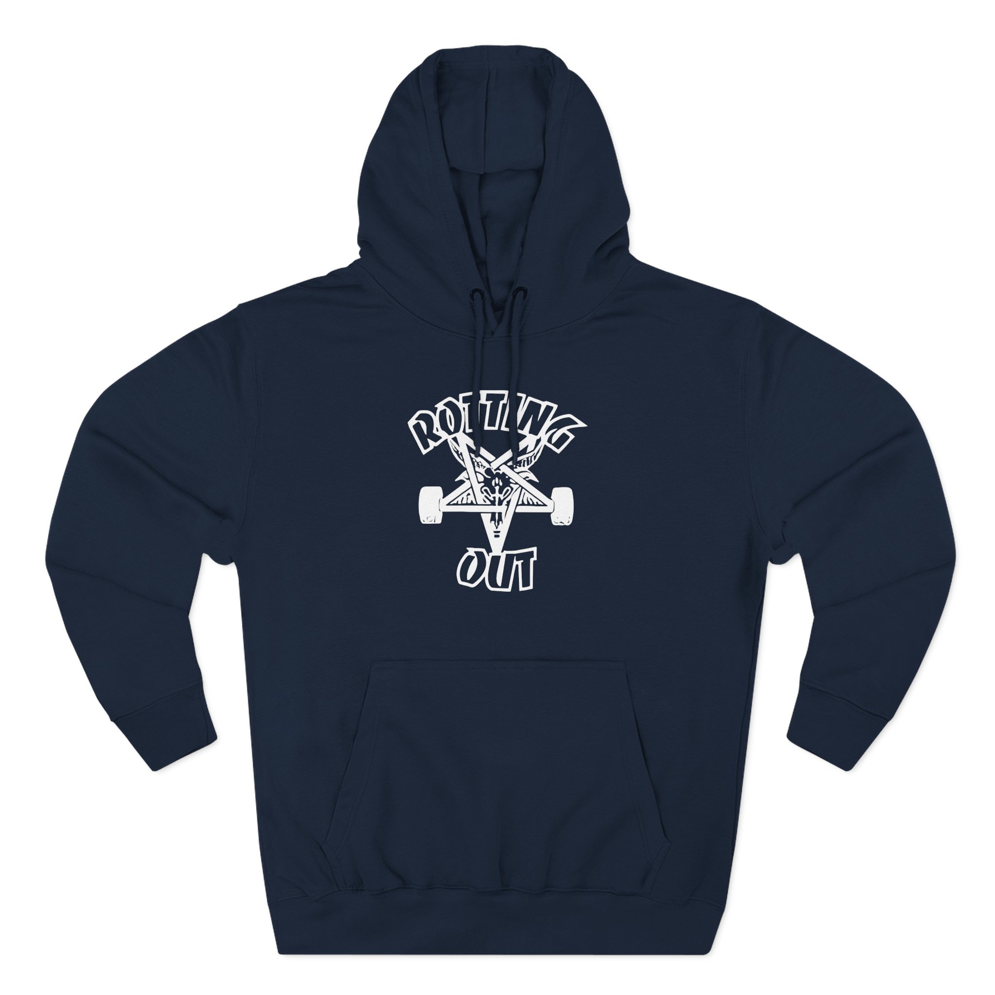 Rotting Out Three-Panel Fleece Hoodie