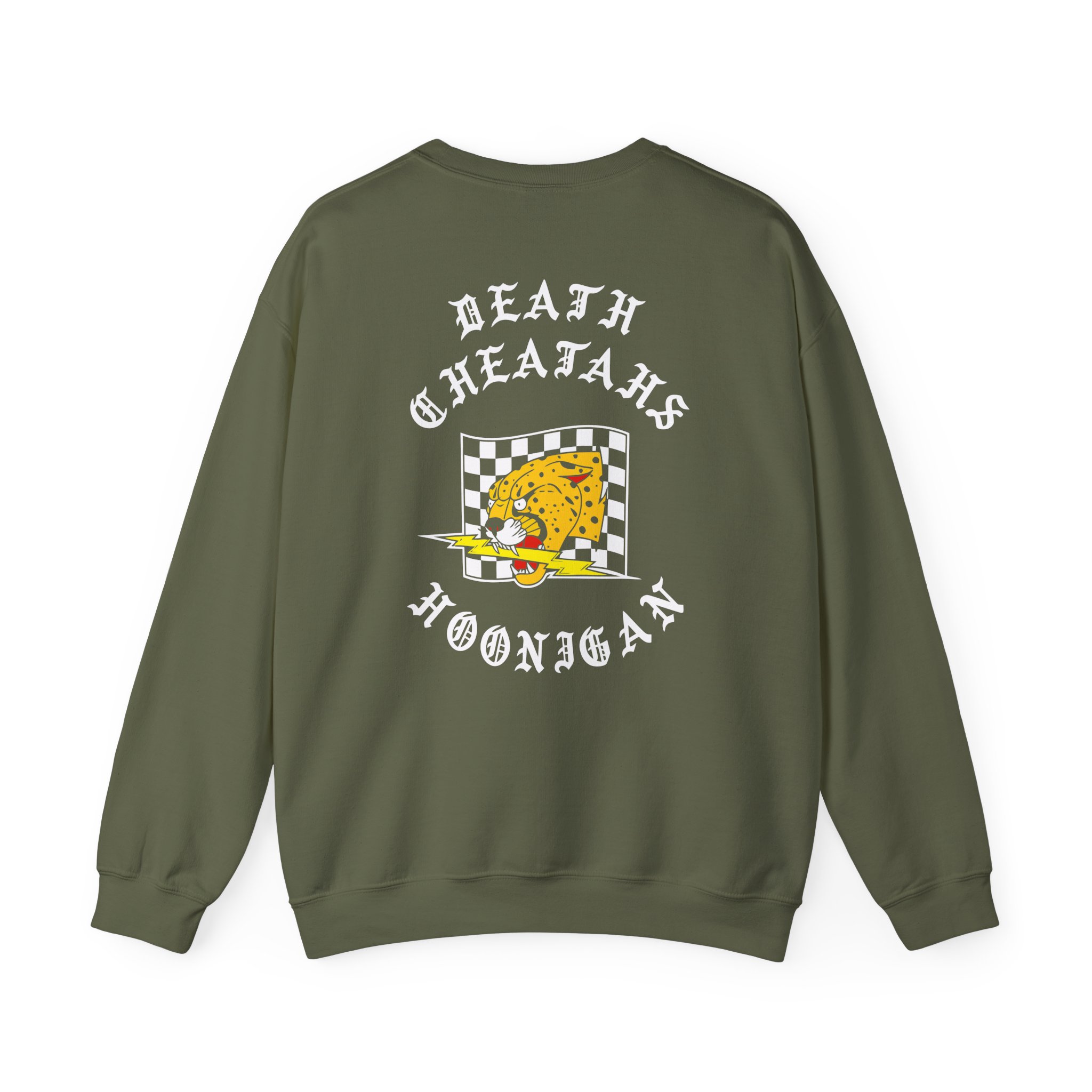 Ken Block Hoonigan Death Cheatahs Unisex Heavy Blendâ„¢ Crewneck Sweatshirt